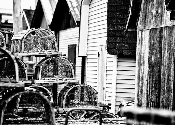 Lobster traps, North Lake